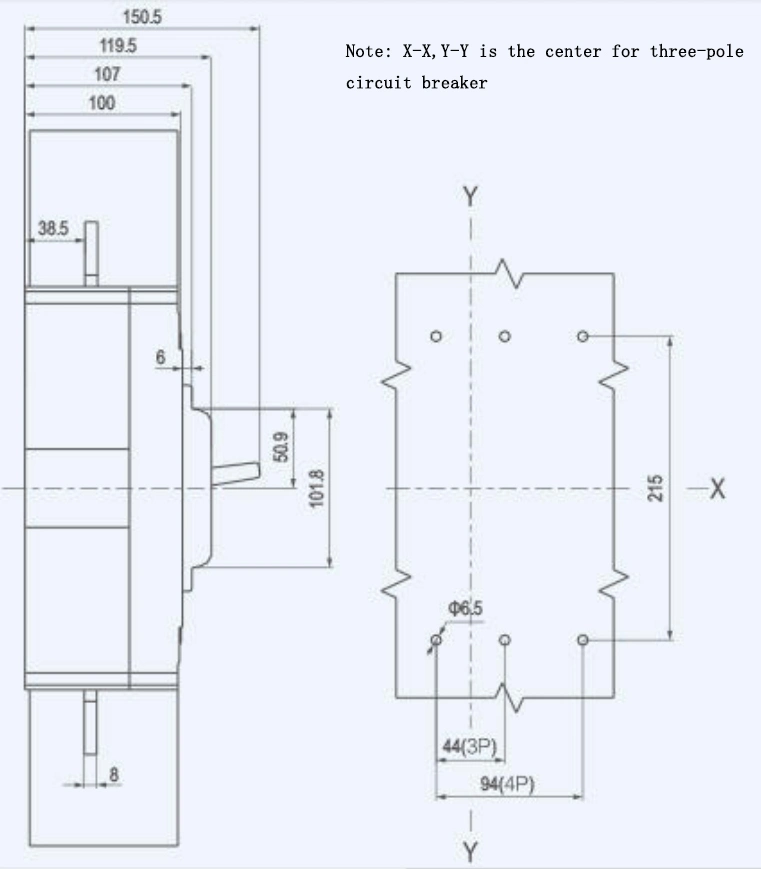 630 AMP Price 100A Geya Grm3DC-400hu-2p 250A-400A DC1500V China 30A MCCB 3p